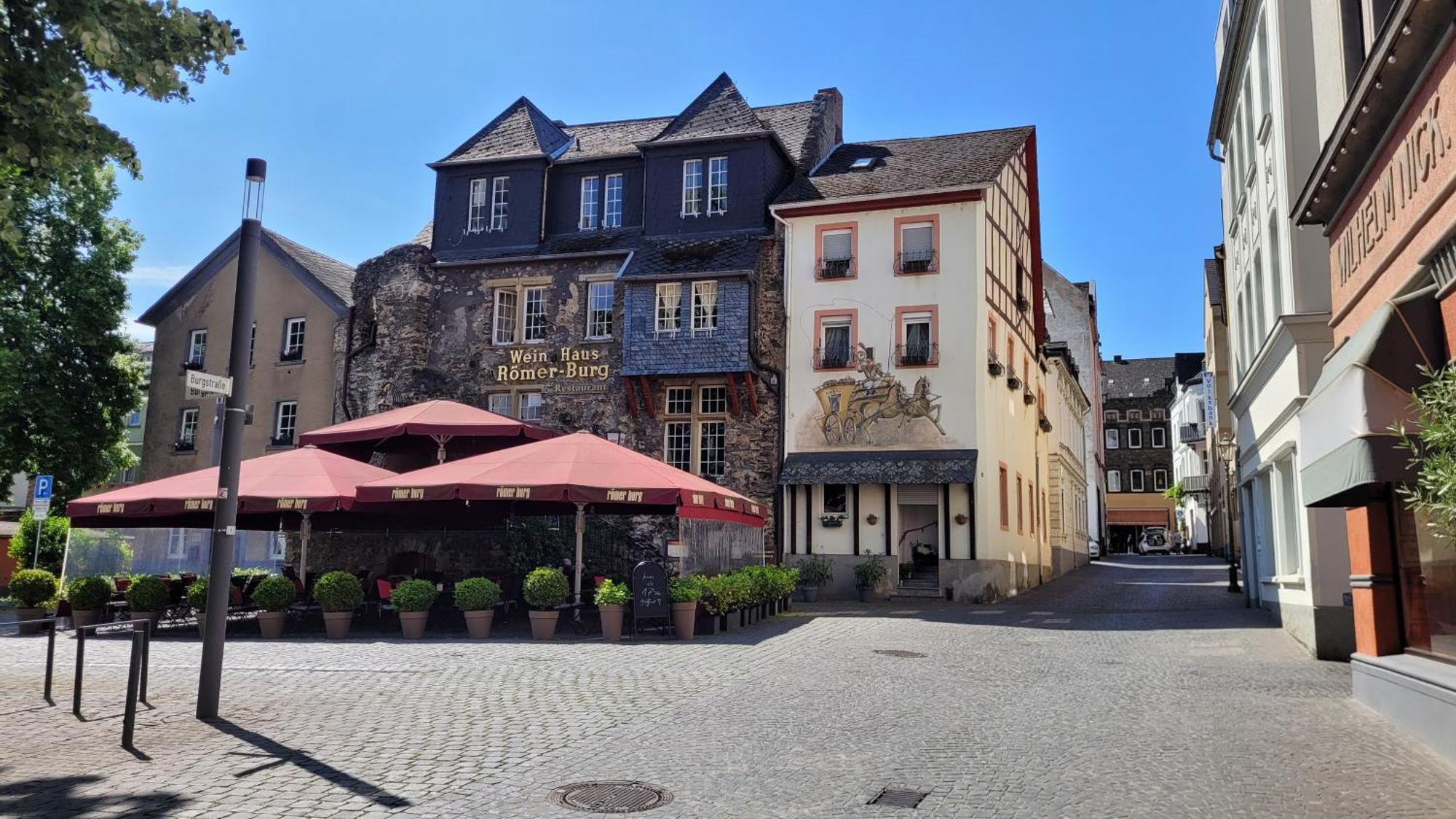 Urlaub Am Rhein, Ferienwohnung Mit Garten Boppard Exterior foto