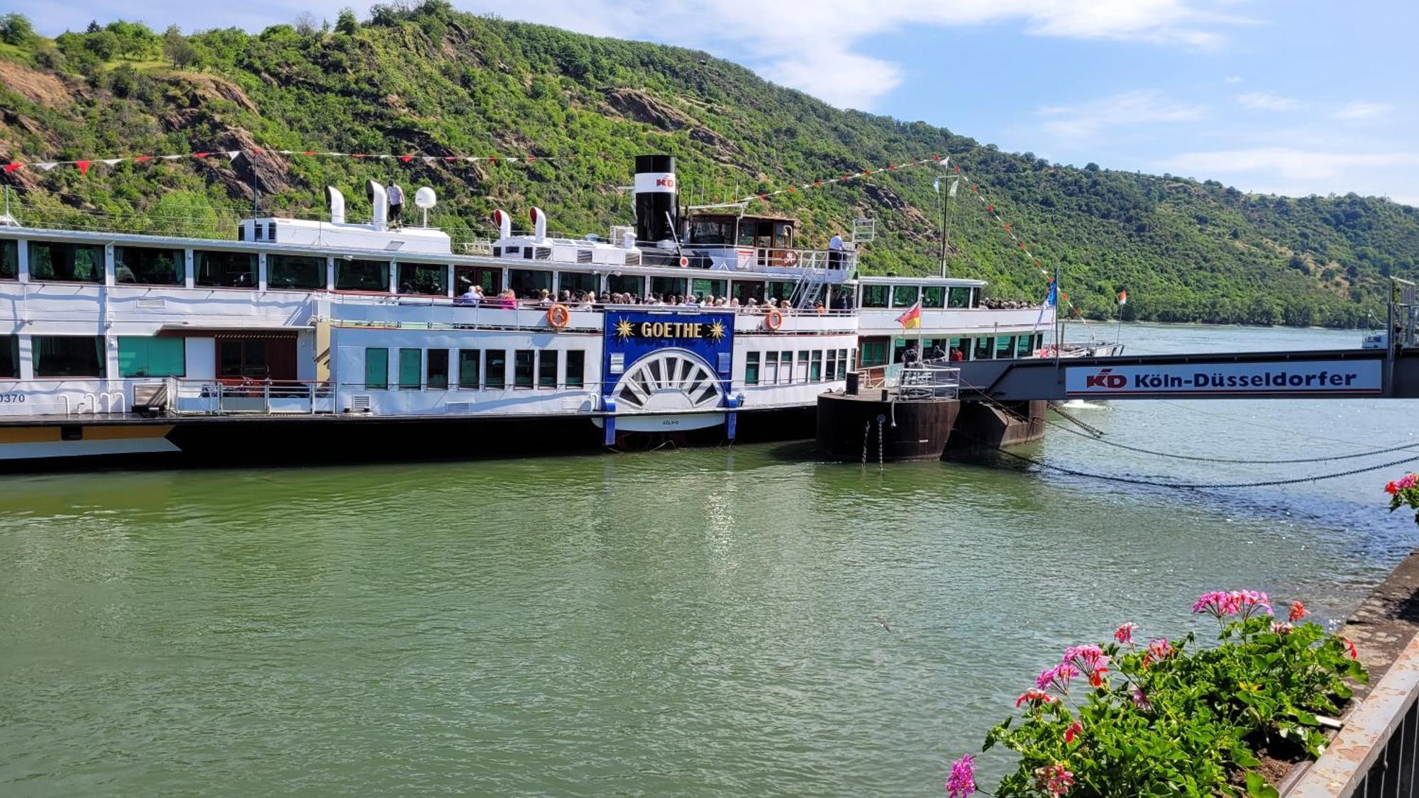 Urlaub Am Rhein, Ferienwohnung Mit Garten Boppard Exterior foto
